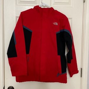 The North Face Boys Nimbostratus Triclimate jacket- DA4M-red -L